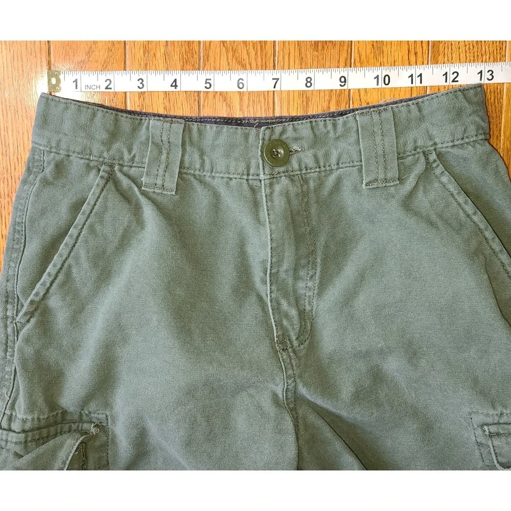 Boy Scouts Of America Boy Cargo Shorts Olive Green Uniform Official Youth 14